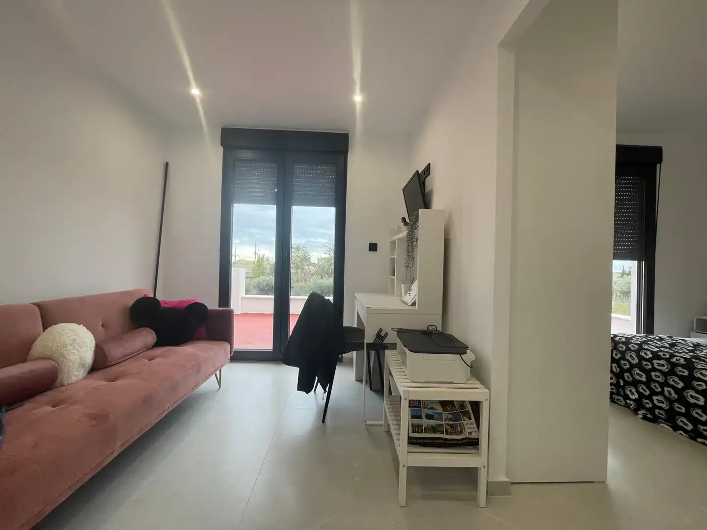 Sala d'estar de Casa o xalet en venda en Elche / Elx amb Aire condicionat, Terrassa i Traster