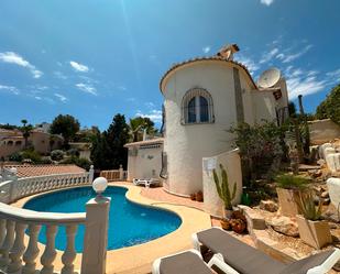 Exterior view of House or chalet for sale in Benitachell / El Poble Nou de Benitatxell  with Terrace, Swimming Pool and Balcony