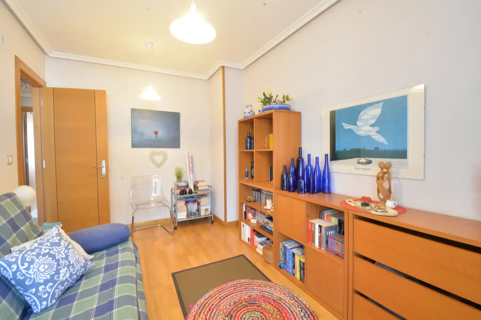 Sala de estar de Casa adosada en venta en Morcín con Calefacción, Jardín privado y Terraza