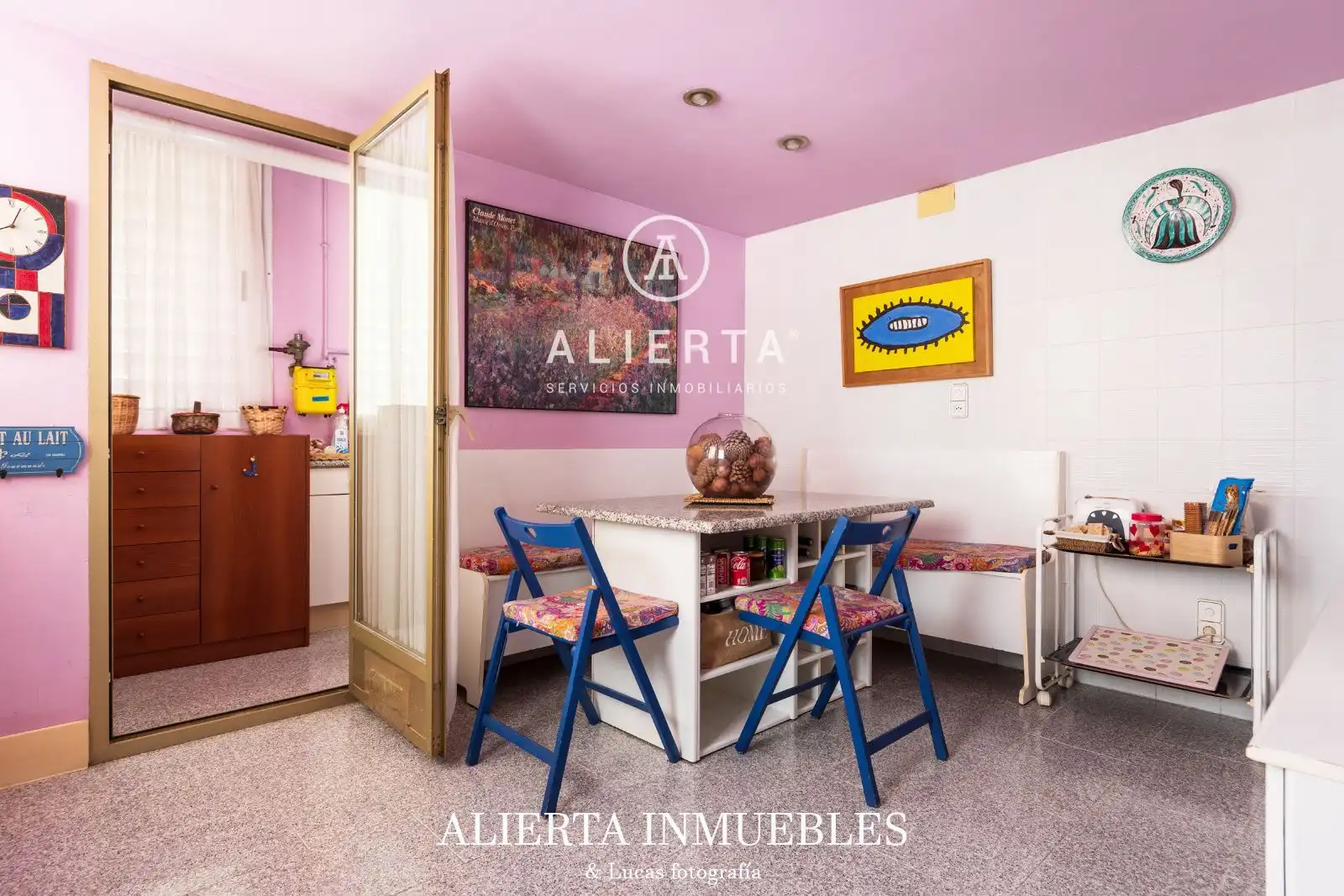 Cocina de Piso en venta en Zaragoza con Aire acondicionado, Calefacción y Terraza