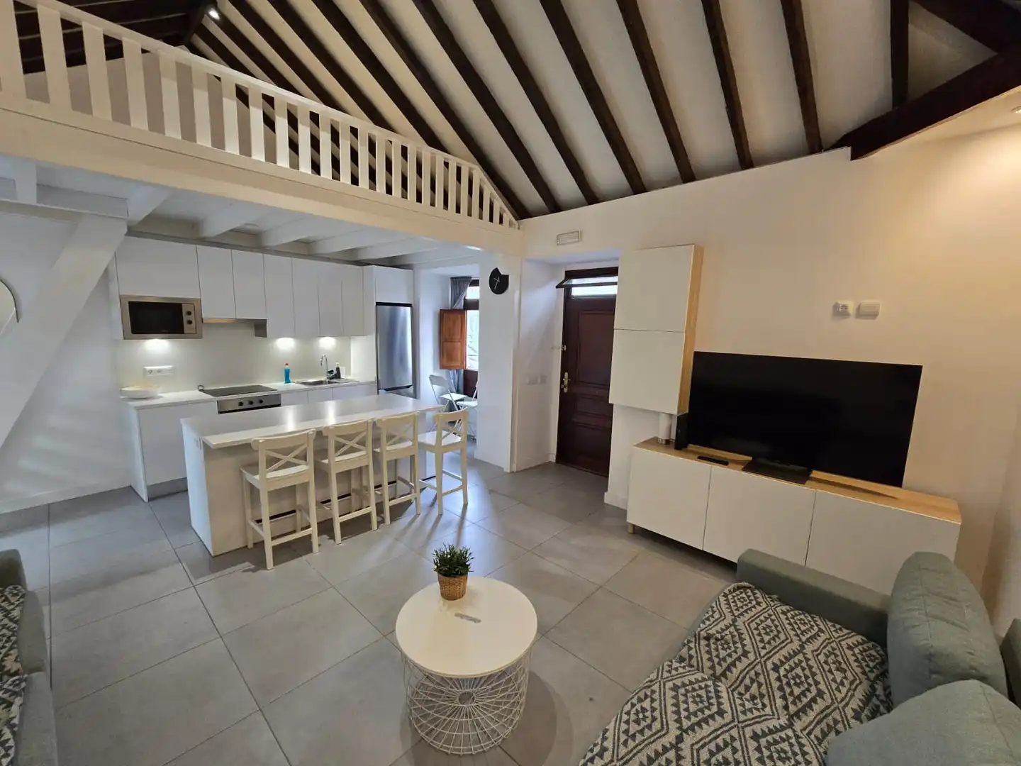 Cuina de Casa o xalet de lloguer en Puerto de la Cruz amb Parquet, Moblat i Forn