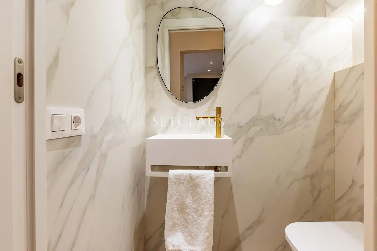 Baño de Casa o chalet en venta en Tiana con Aire acondicionado, Calefacción y Terraza