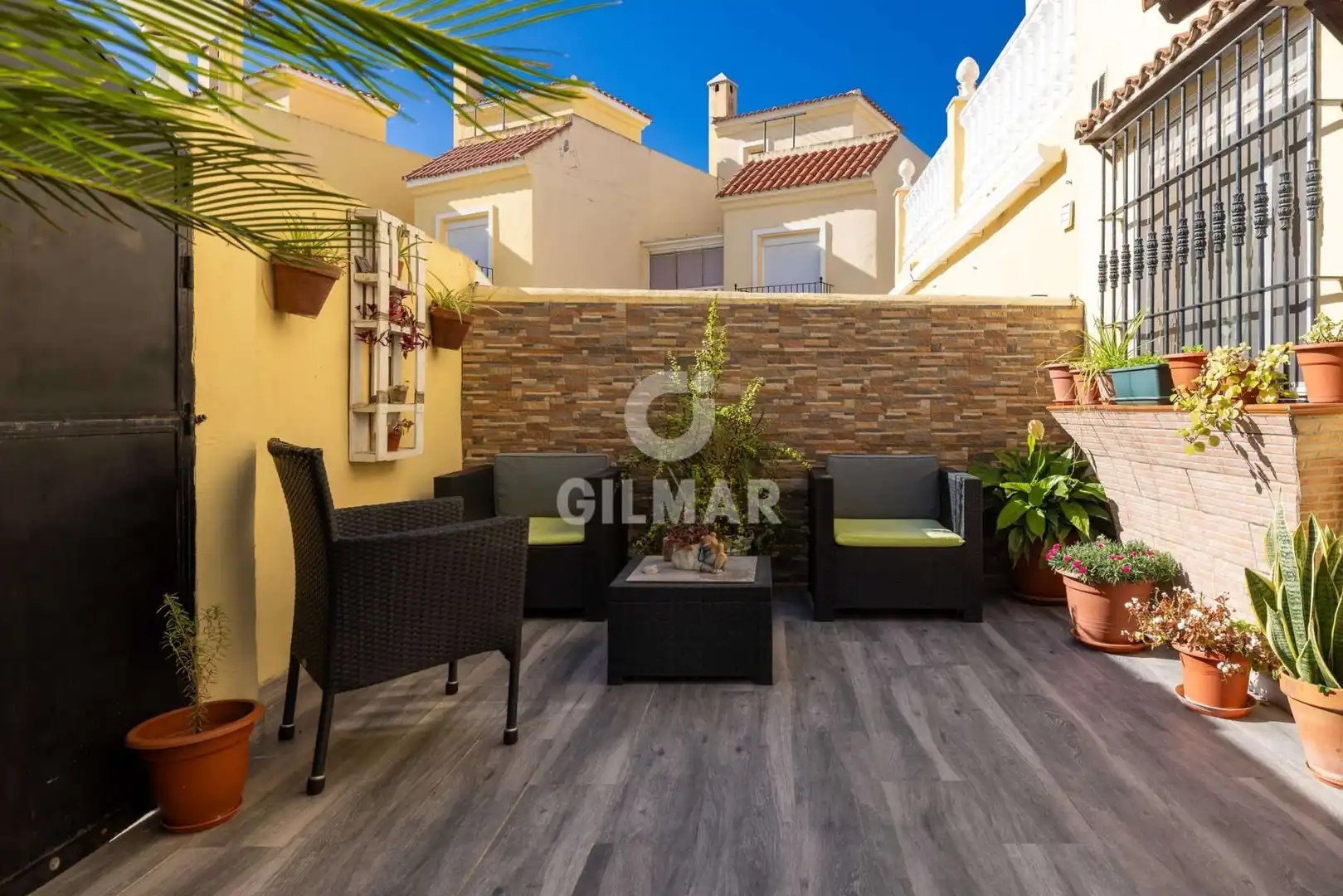 Terrace of Detached homes for sale in Estepona  with Private garden and Swimming Pool