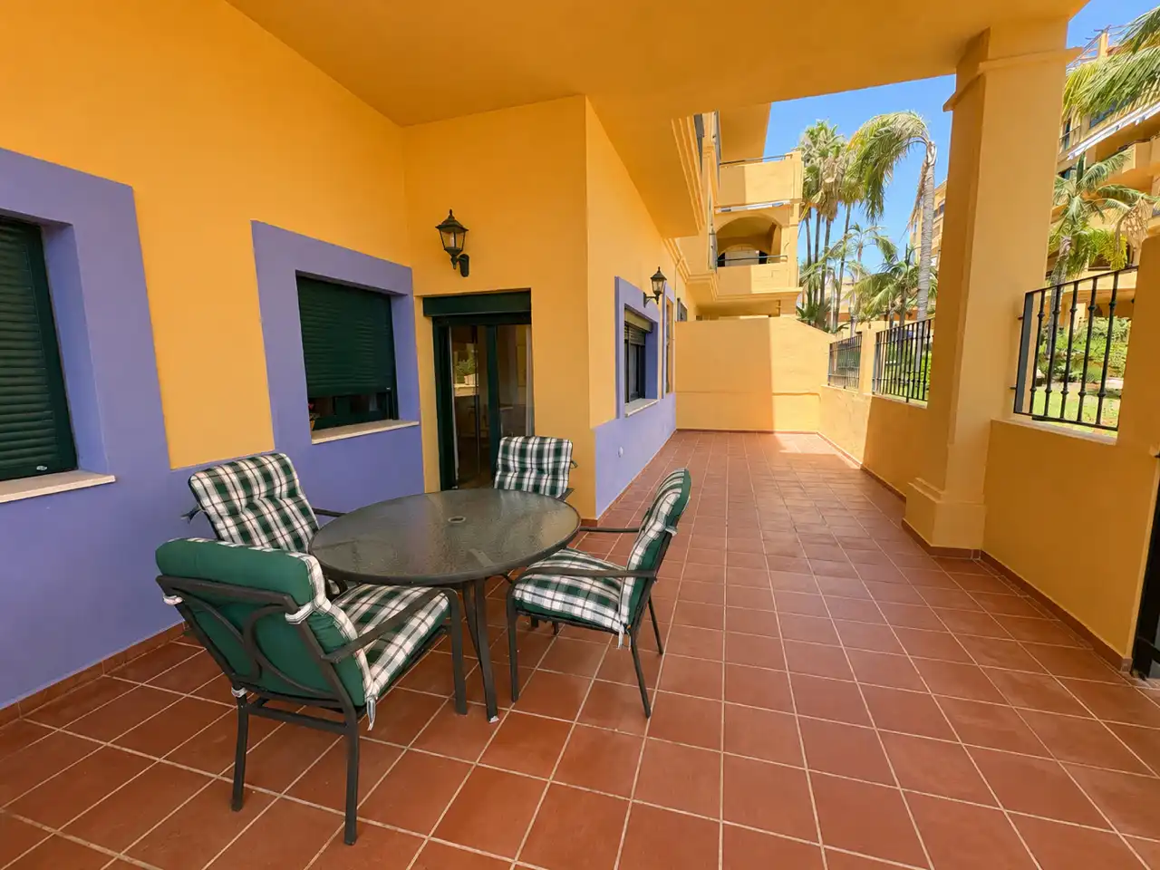 Terrasse von Wohnung zur Miete in Marbella mit Klimaanlage, Heizung und Terrasse