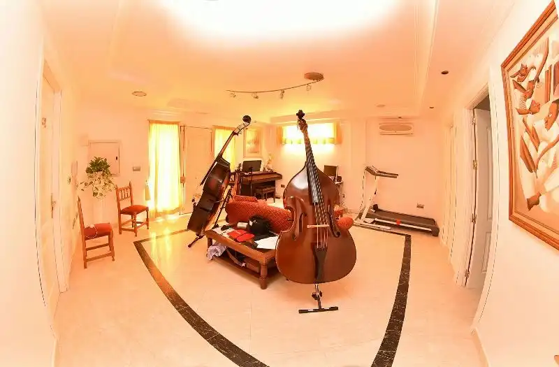 Sala d'estar de Casa o xalet en venda en Alhaurín de la Torre amb Aire condicionat, Calefacció i Jardí privat