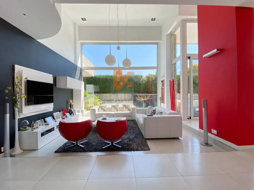 Sala de estar de Casa o chalet en venta en Ames con Jardín privado, Terraza y Piscina