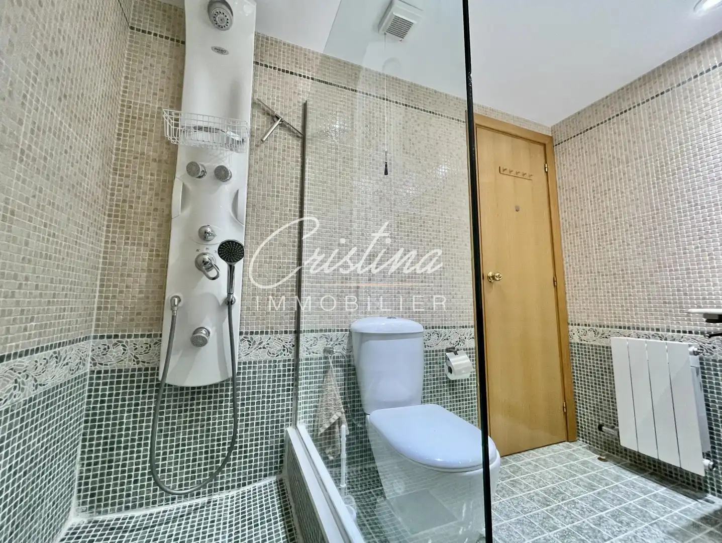 Badezimmer von Wohnungen zum Verkauf in Girona mit Heizung, Terrasse und Alarm