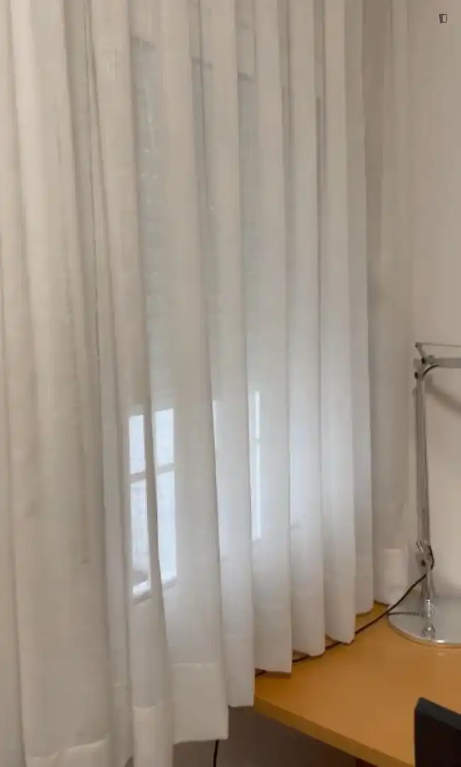 Schlafzimmer von Wohnungen zur untervermieten in Barcelona mit Klimaanlage, Heizung und Möbliert