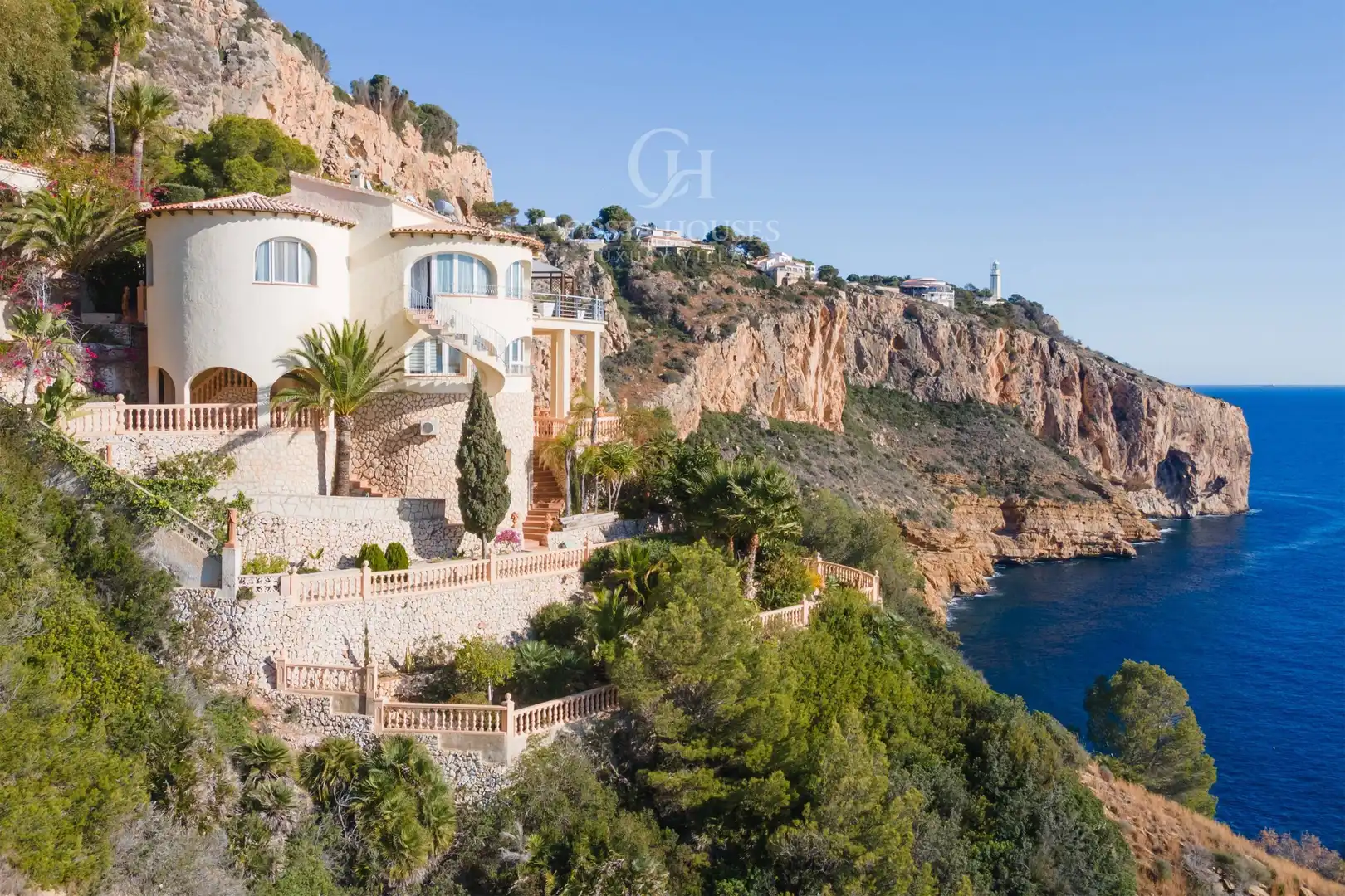 Außenansicht von Haus oder Chalet zum Verkauf in Jávea / Xàbia mit Klimaanlage, Privatgarten und Terrasse