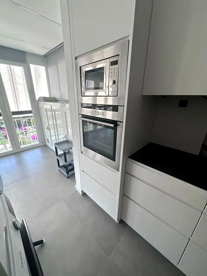 Küche von Wohnung zur Miete in Benicasim / Benicàssim mit Klimaanlage, Terrasse und Möbliert