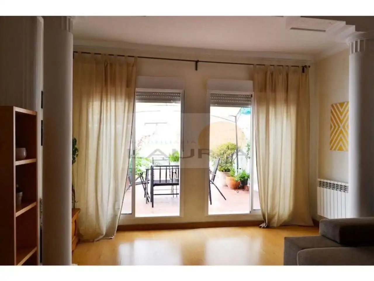 Außenansicht von Wohnung zur Miete in Valencia mit Heizung, Terrasse und Möbliert