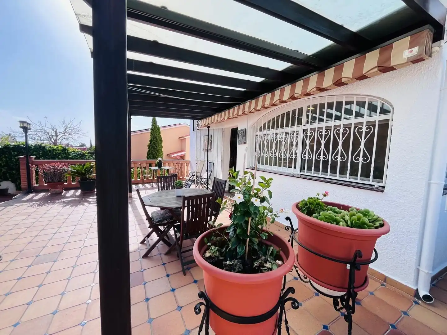 Terrace of Houses for sale in Sant Pere de Ribes  with Air Conditioner, Heating and Swimming Pool