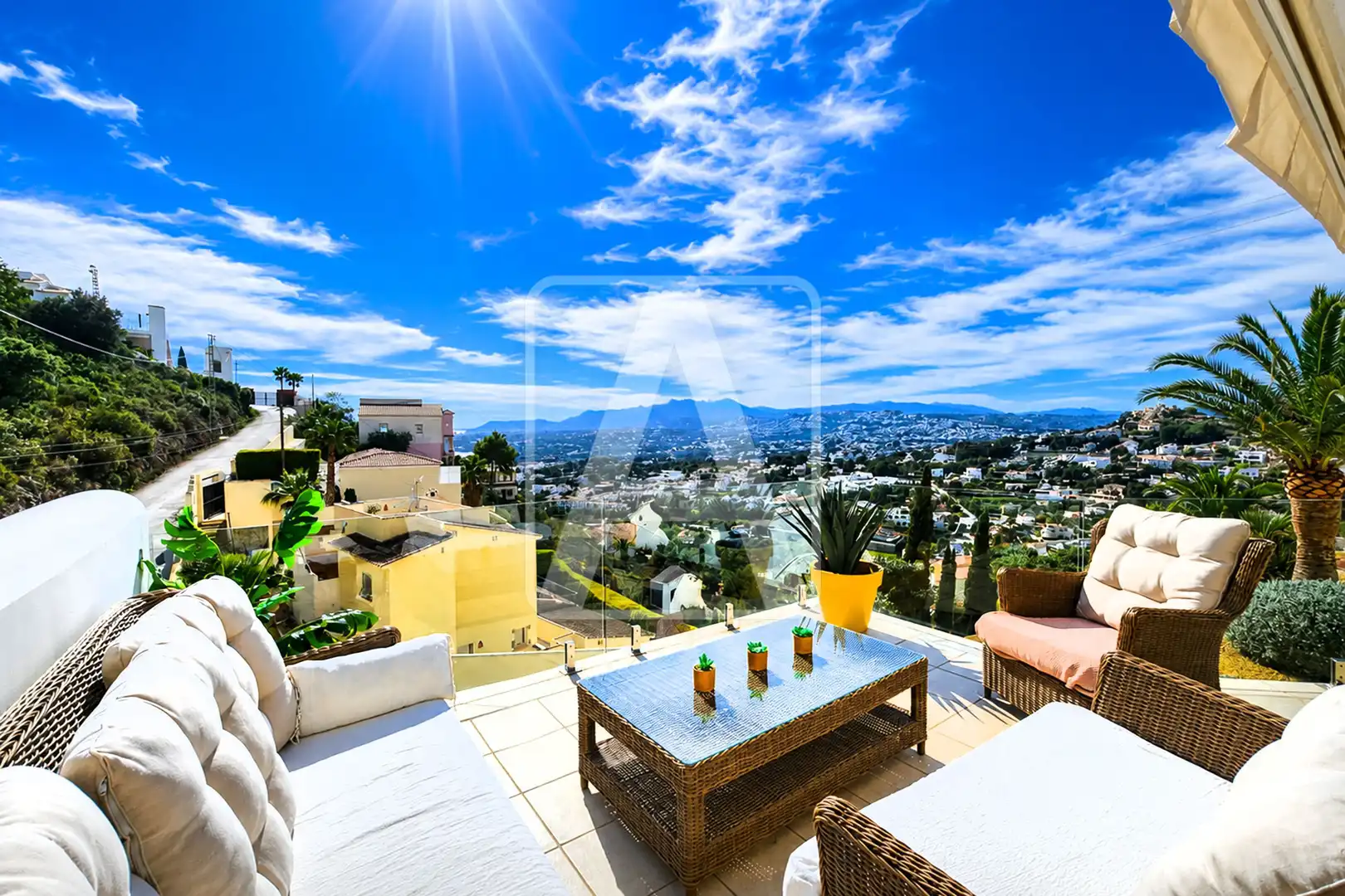 Terrace of Houses for sale in Moraira  with Air Conditioner, Heating and Private garden
