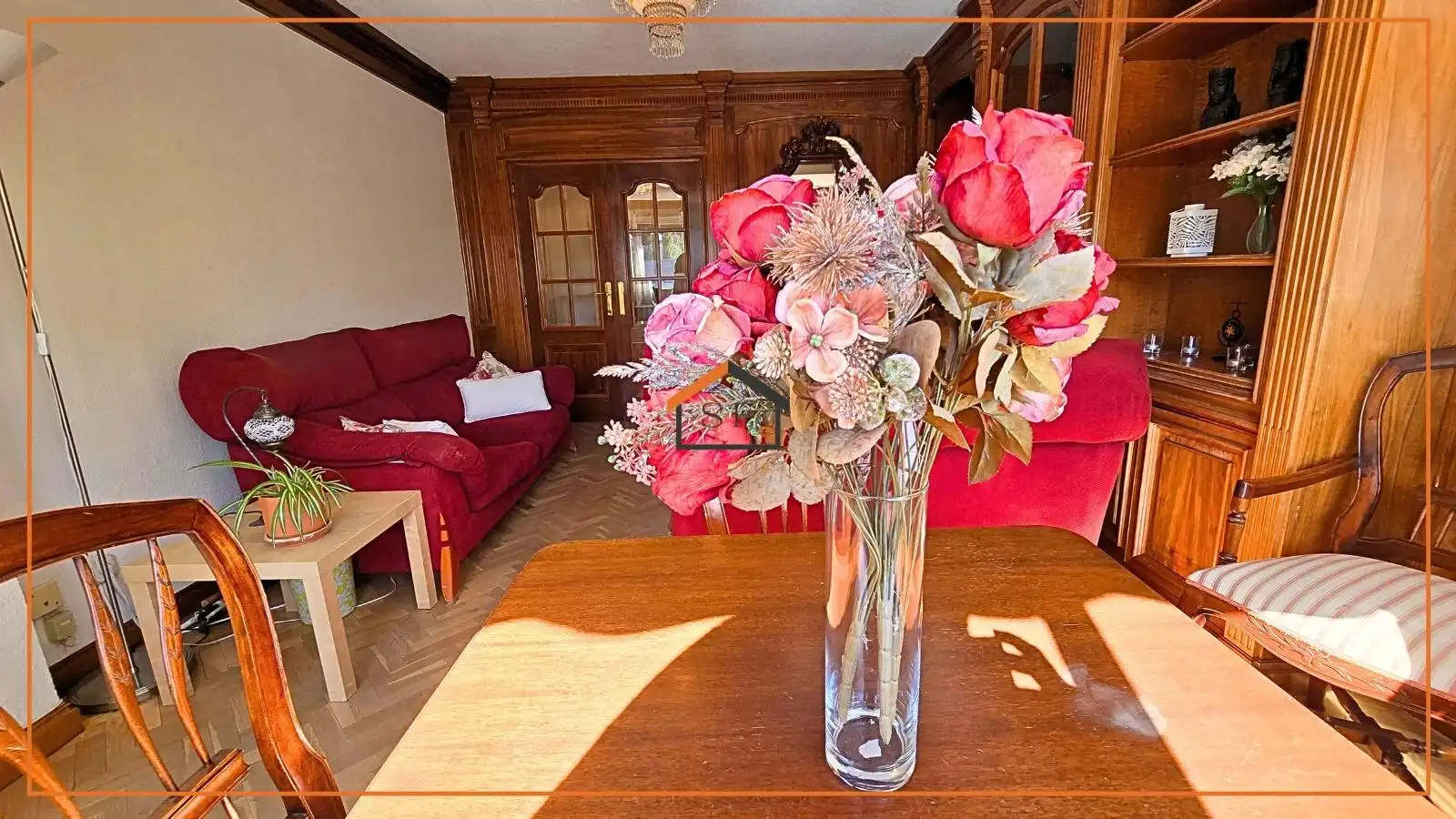 Sala de estar de Piso en venta en Madrid con Aire acondicionado, Jardín privado y Parquet