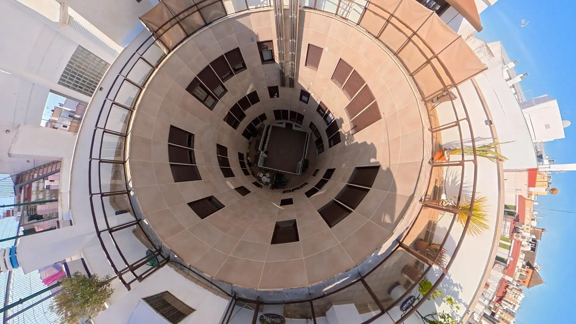 Außenansicht von Dachboden zum Verkauf in Sevilla mit Klimaanlage, Heizung und Terrasse