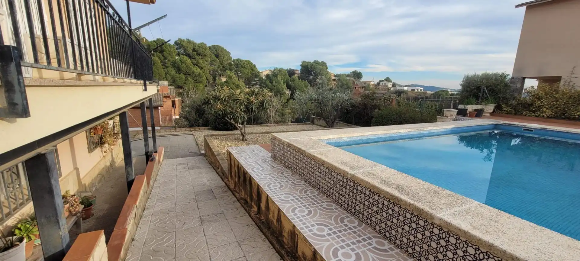 Piscina de Casa o xalet en venda en Viladecavalls amb Calefacció, Terrassa i Traster