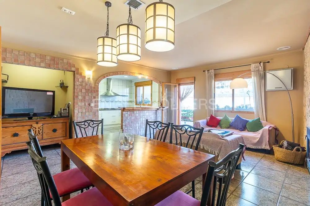 Dining room of Houses for sale in La Vall de Laguar  with Air Conditioner, Heating and Terrace