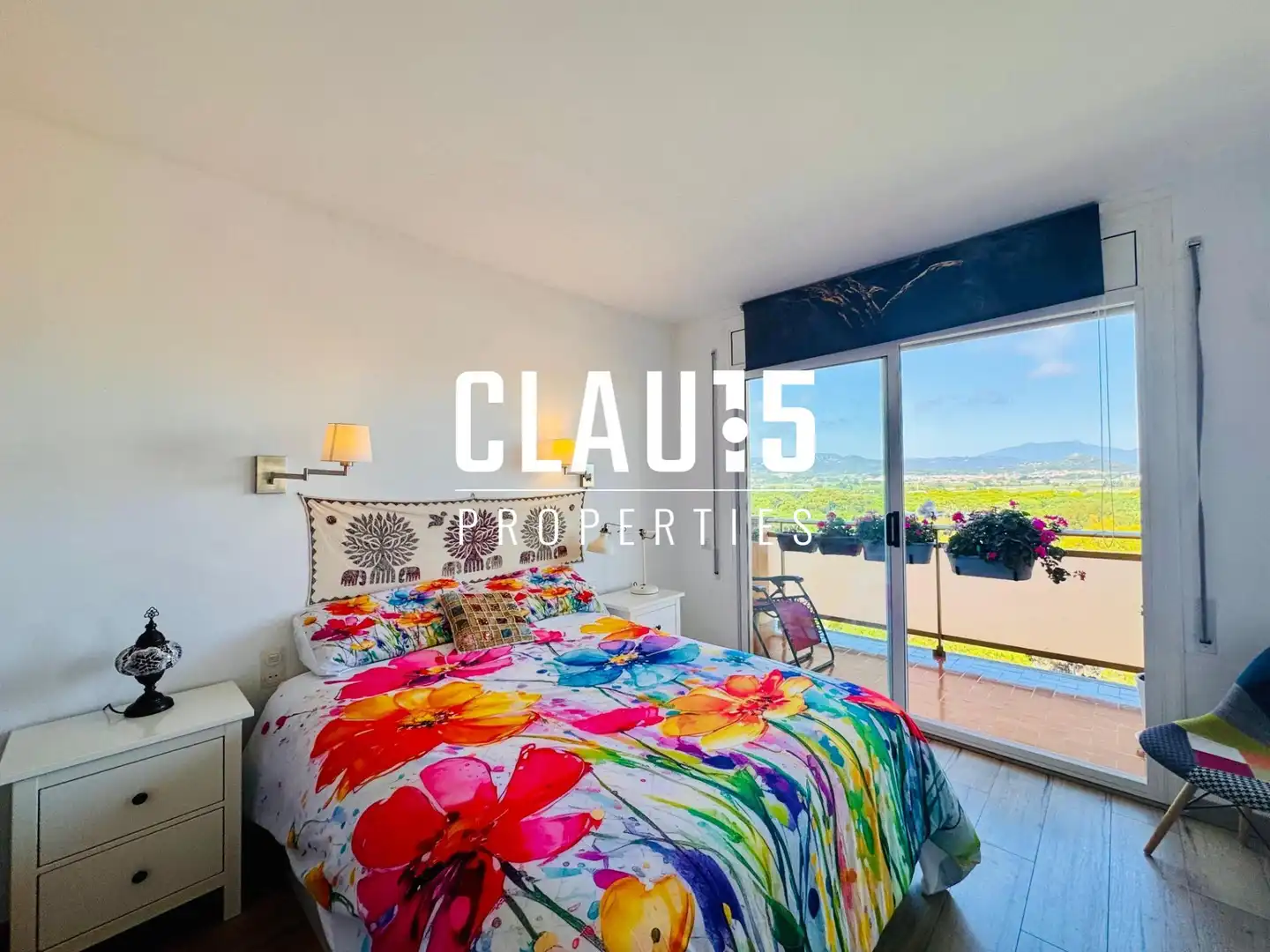 Bedroom of Flat for sale in Blanes  with Heating, Parquet flooring and Balcony