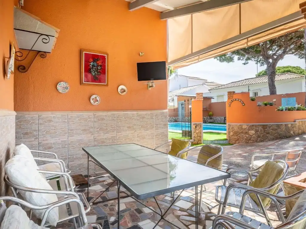 Terrassa de Casa o xalet en venda en Chiclana de la Frontera amb Aire condicionat, Calefacció i Jardí privat