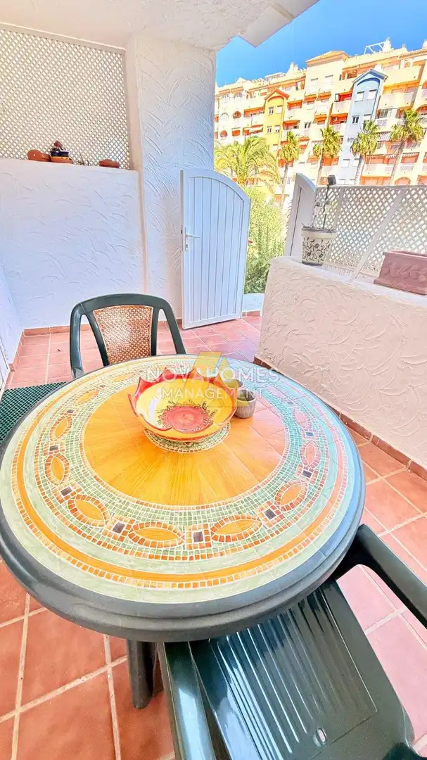 Terrasse von Wohnungen zum Verkauf in La Manga del Mar Menor mit Klimaanlage, Heizung und Terrasse