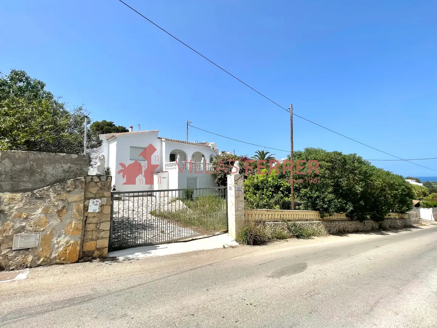 Exterior view of Houses for sale in Dénia  with Air Conditioner, Private garden and Terrace