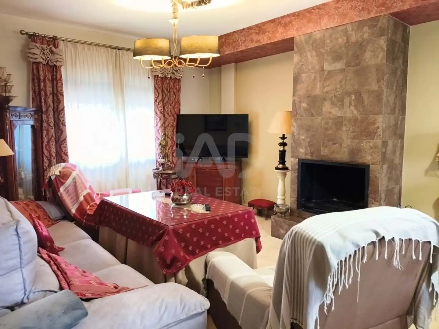 Sala de estar de Casa o chalet en venta en Baeza con Aire acondicionado, Calefacción y Terraza