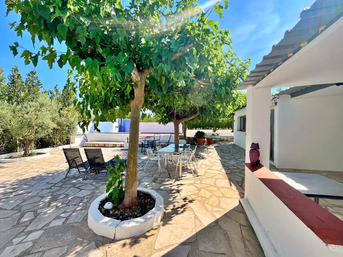 Terraza de Casa o chalet en venta en La Sénia con Piscina
