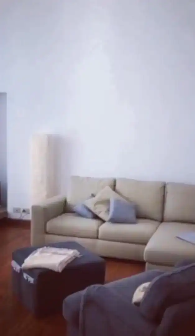 Wohnzimmer von Wohnung zur Miete in  Madrid Capital mit Balkon