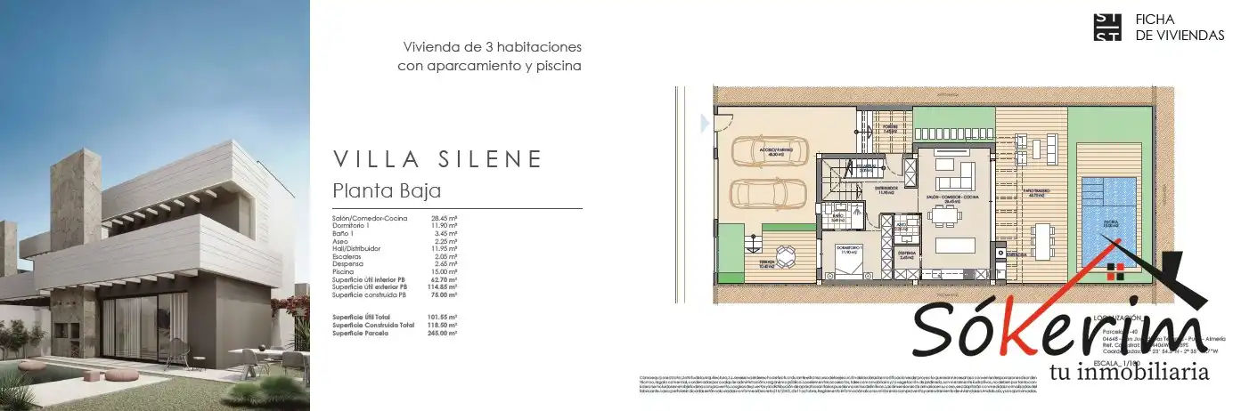 Haus mit Pool zum Verkauf in San Juan de los Terreros, imagen 36