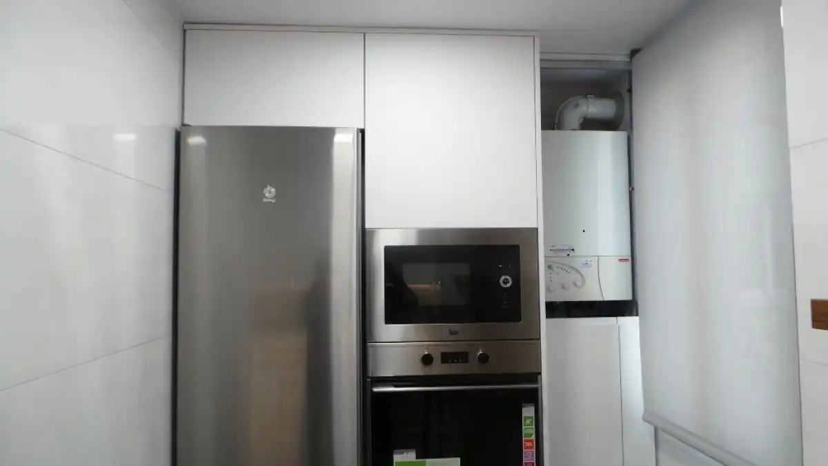 Cocina de Piso de alquiler en Zaragoza con Aire acondicionado, Calefacción y Parquet