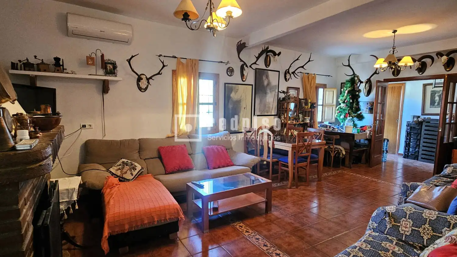 Living room of Houses for sale in Vélez-Málaga  with Air Conditioner, Heating and Private garden