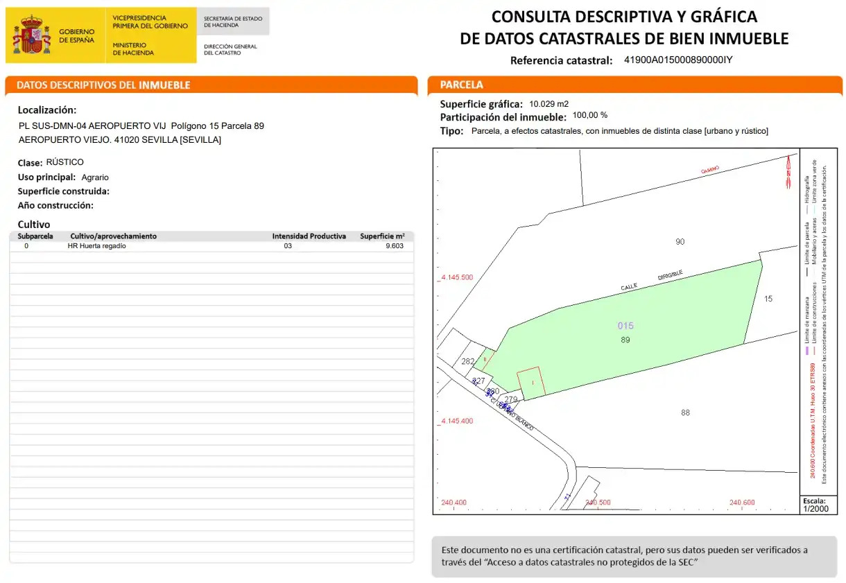 Residential for sale in Sus-Dmn-04 Aeropuerto Vij, Valdezorras - El Gordillo
