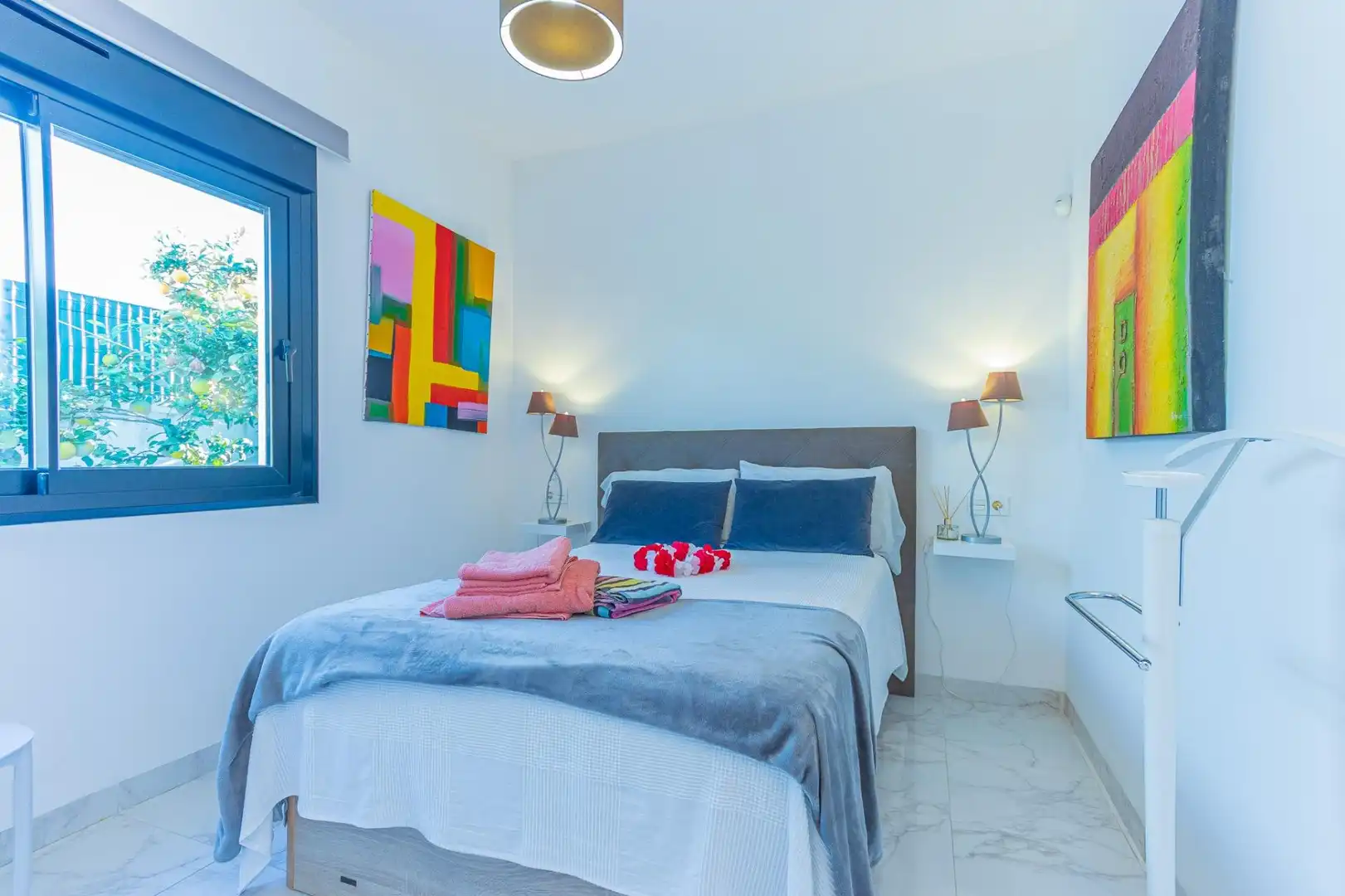 Bedroom of Houses for rent in San Javier  with Air Conditioner, Heating and Private garden