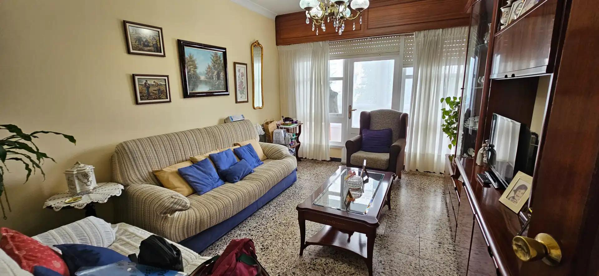 Sala de estar de Piso en venta en Ferrol con Amueblado