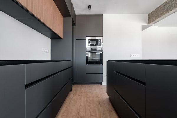 Kitchen of Flat for sale in  Madrid Capital  with Air Conditioner and Heating