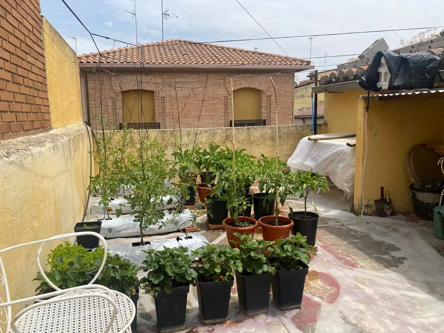 Terraza de Finca rústica en venta en Villa del Prado con Calefacción y Terraza