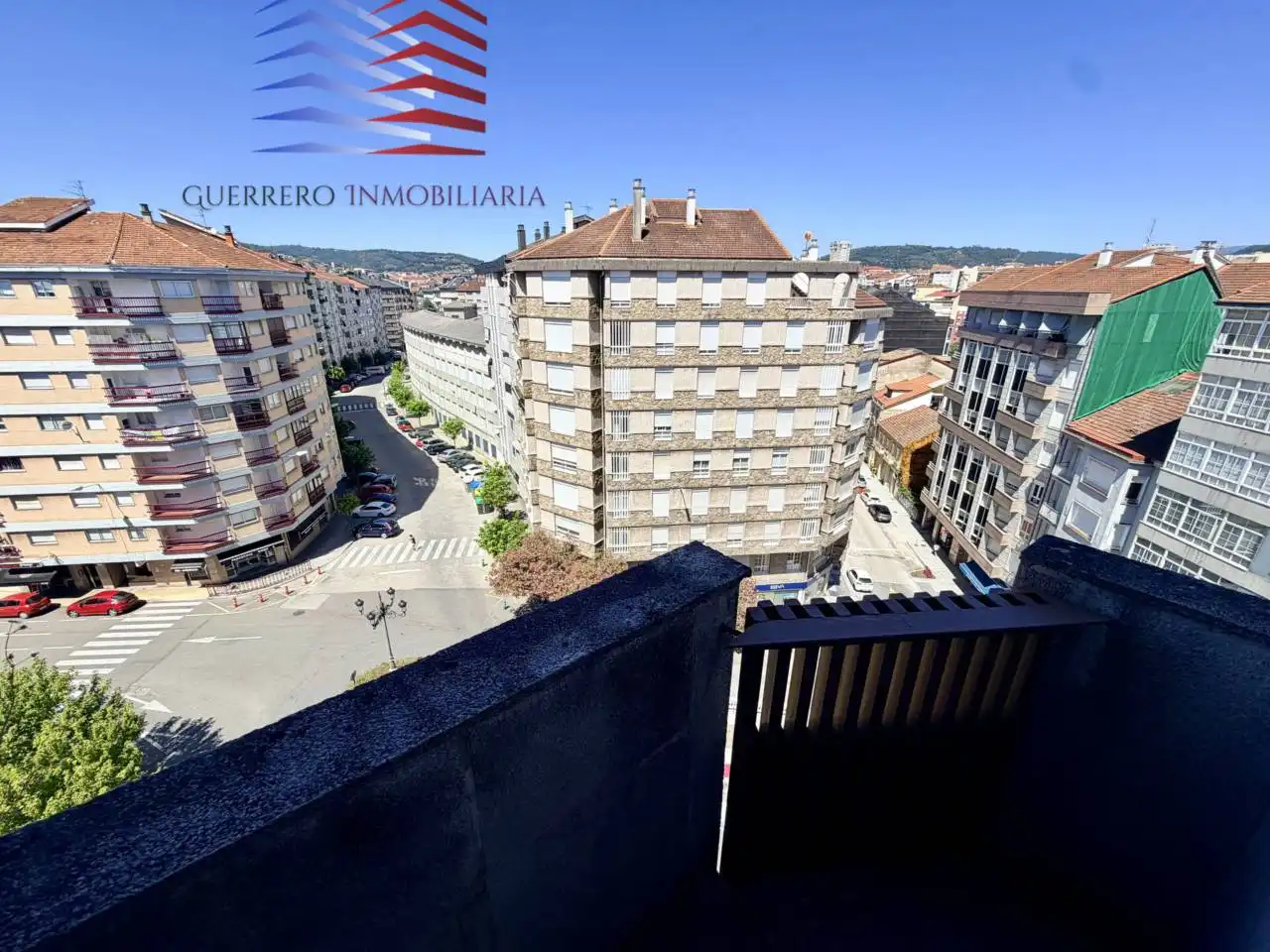 Vista exterior de Pis de lloguer en Ourense Capital  amb Calefacció, Parquet i Traster