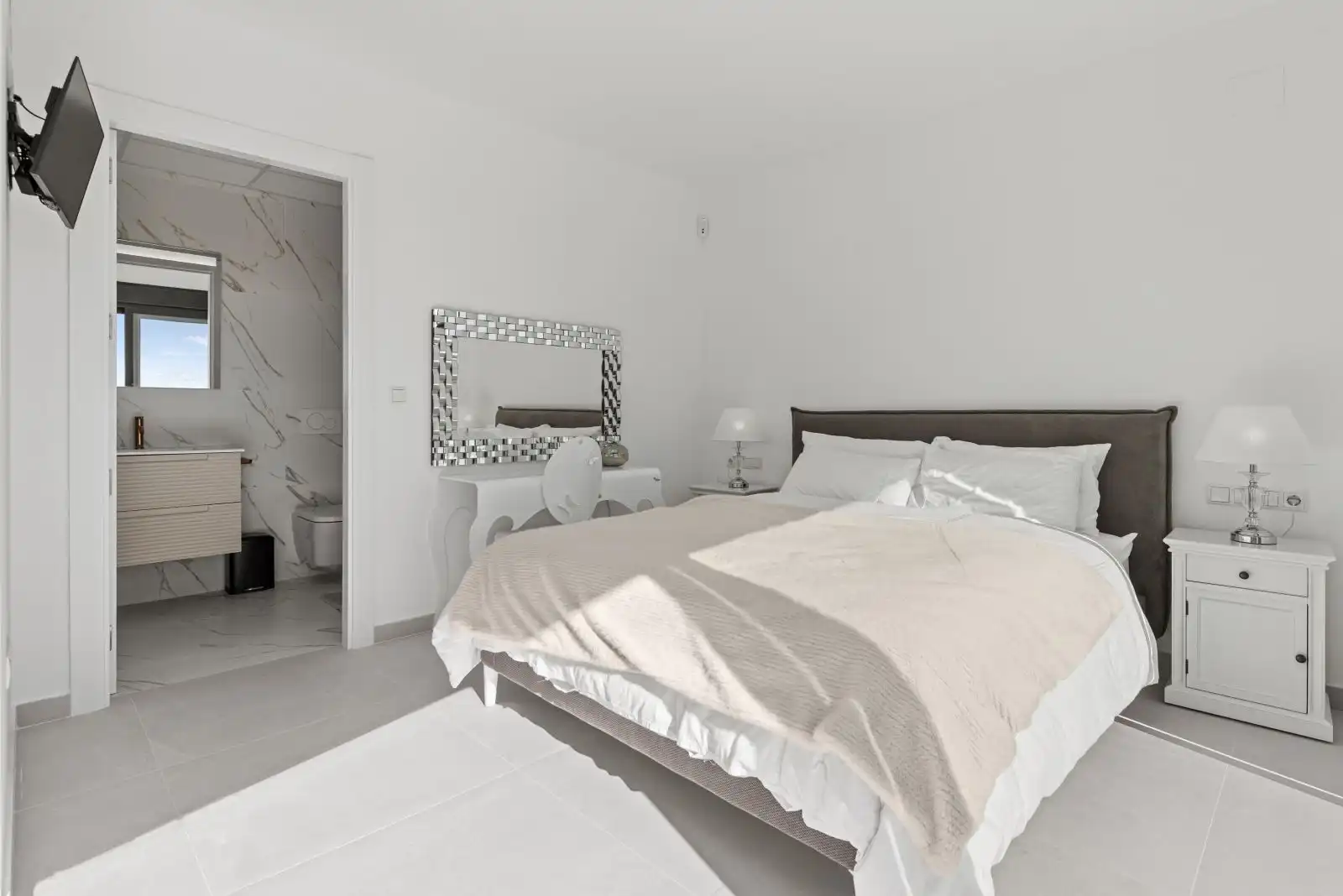 Habitación de Casa o chalet en venta en Moraira con Aire acondicionado, Calefacción y Jardín privado