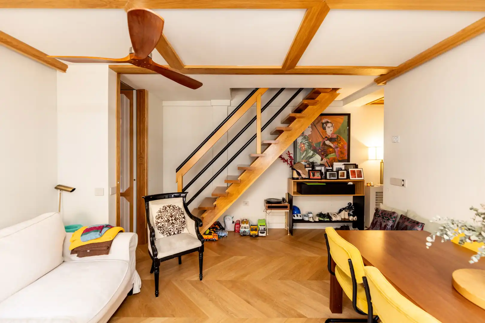 Sala de estar de Piso en venta en Ajalvir con Aire acondicionado, Calefacción y Jardín privado