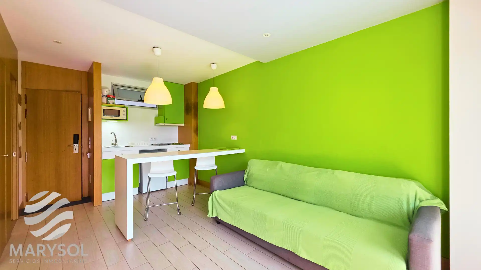 Sala de estar de Apartamento de alquiler en San Bartolomé de Tirajana con Terraza, Amueblado y Lavadora
