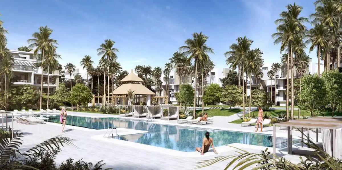 Apartamento con piscina en venta en Estepona Pueblo