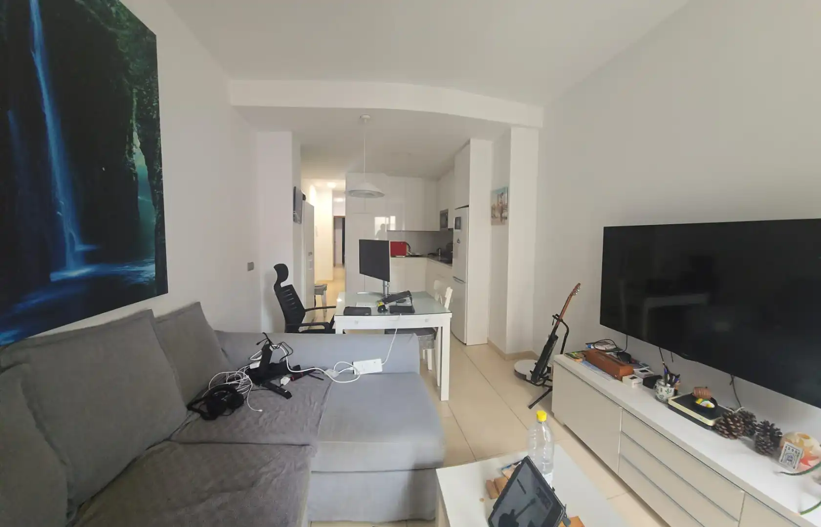 Sala d'estar de Apartament de lloguer en Las Palmas de Gran Canaria amb Moblat, Forn i Rentadora