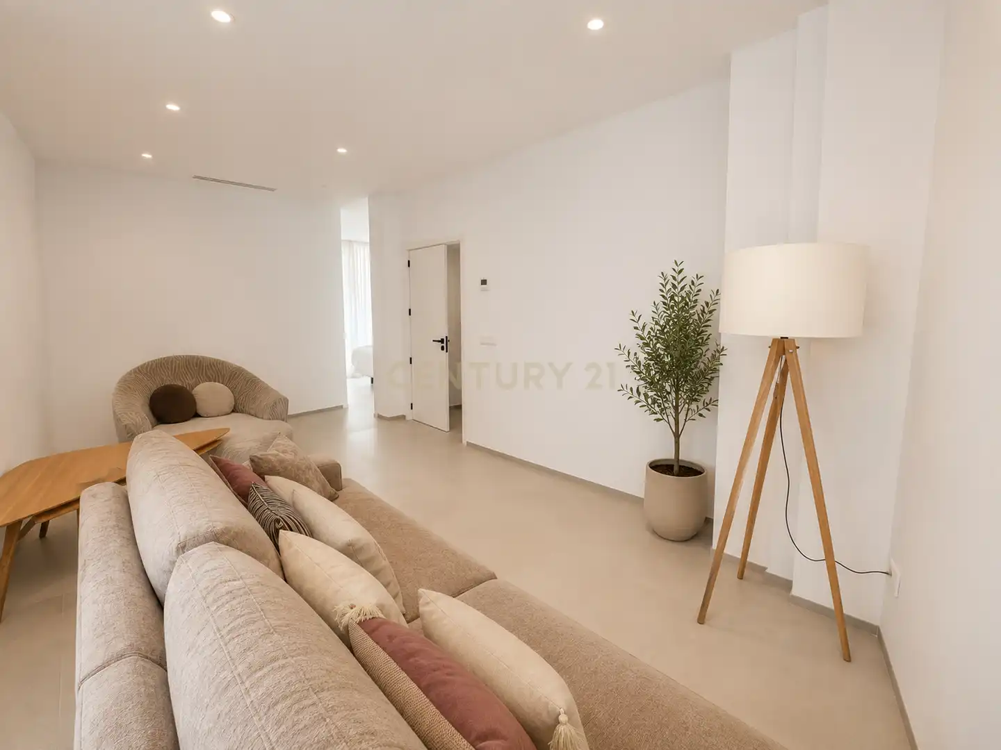 Sala d'estar de Casa o xalet de lloguer en Santa Eulària des Riu amb Aire condicionat, Jardí privat i Traster
