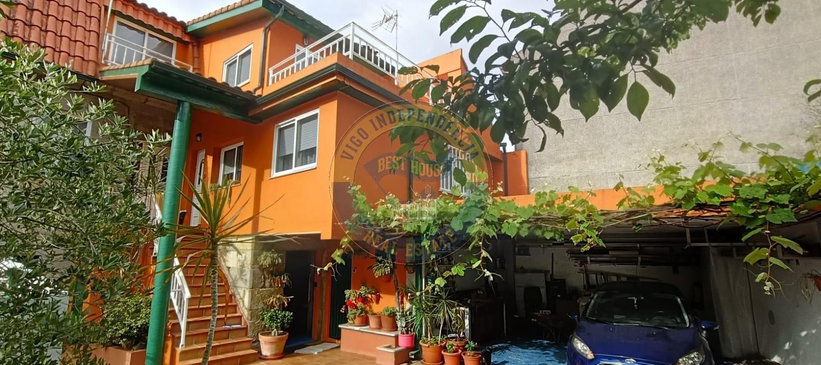 Exterior view of House or chalet for sale in Vigo   with Heating, Private garden and Terrace