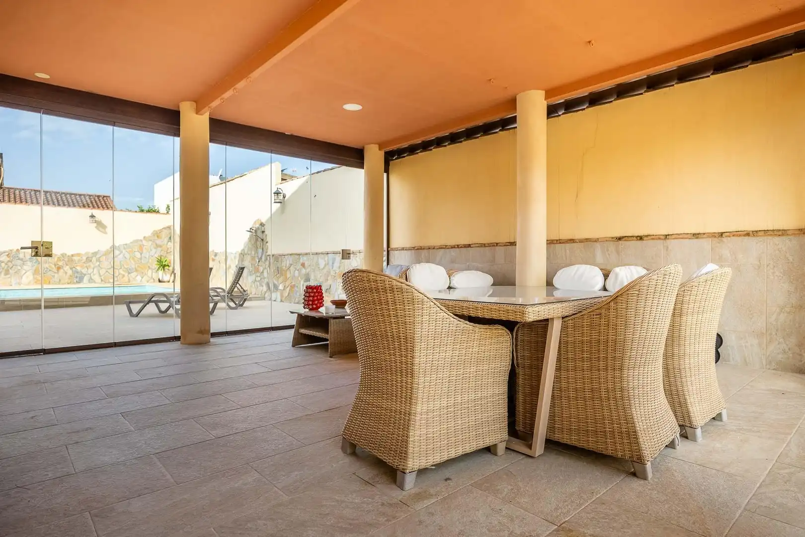 Terraza de Casa o chalet en venta en Montequinto con Aire acondicionado, Jardín privado y Terraza