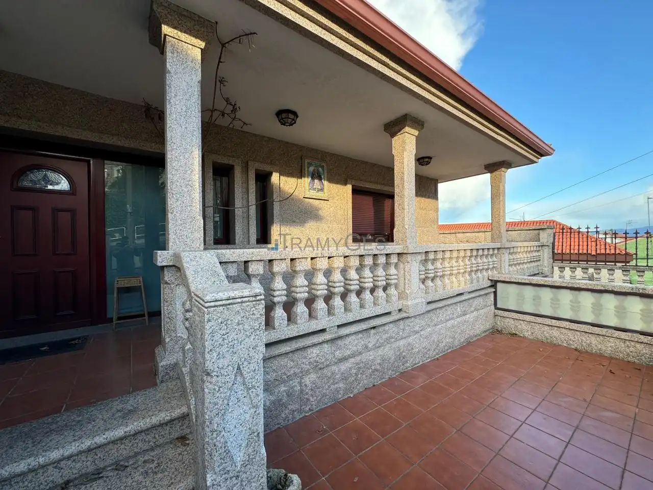 Vista exterior de Casa o chalet en venta en Vilagarcía de Arousa con Calefacción, Jardín privado y Terraza