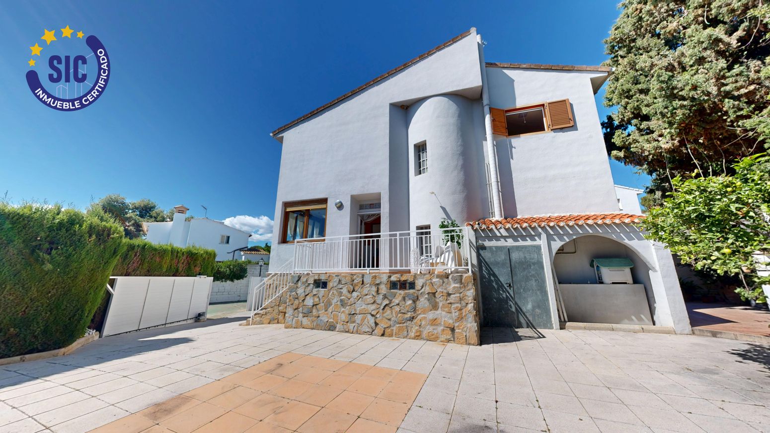Exterior view of Single-family semi-detached for sale in Torrent  with Air Conditioner, Heating and Private garden