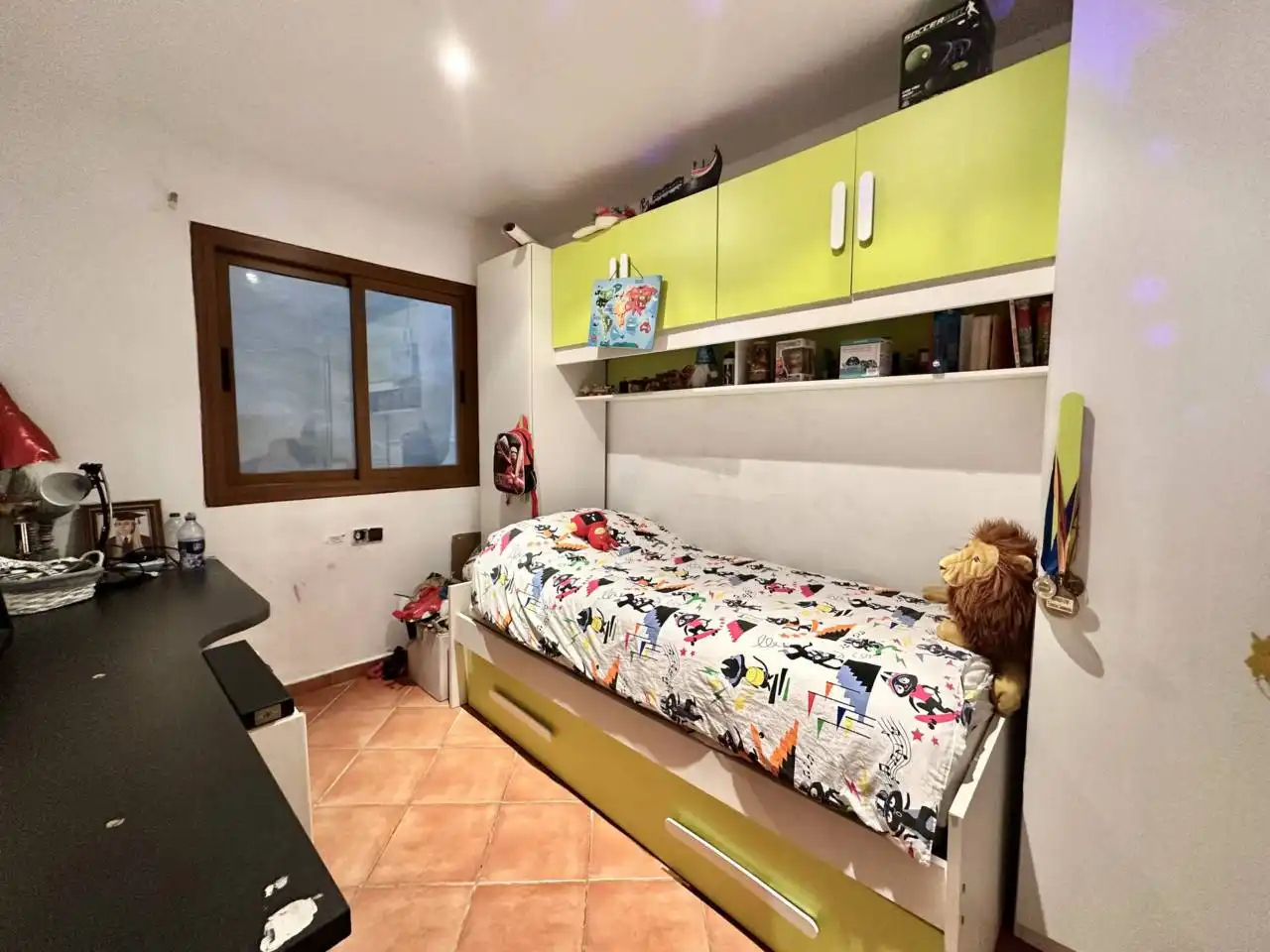 Schlafzimmer von Wohnung zum Verkauf in  Palma de Mallorca mit Klimaanlage, Heizung und Privatgarten
