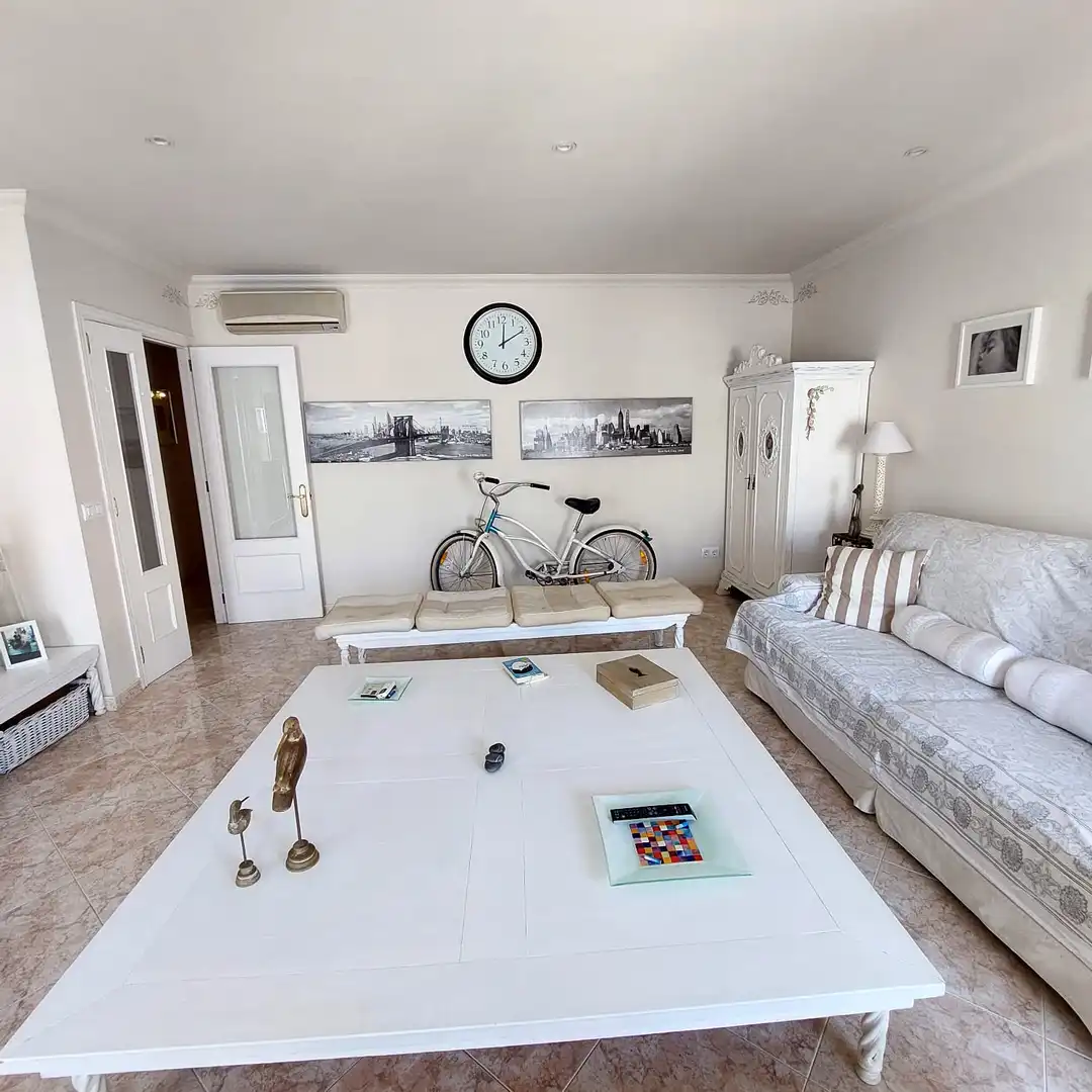 Wohnzimmer von Wohnung zum Verkauf in Ciutadella de Menorca mit Klimaanlage, Möbliert und Ofen