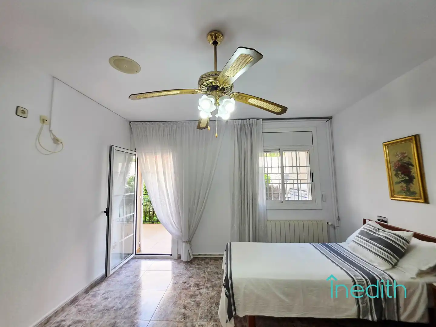 Schlafzimmer von Wohnung zum Verkauf in Cubelles mit Heizung, Privatgarten und Terrasse